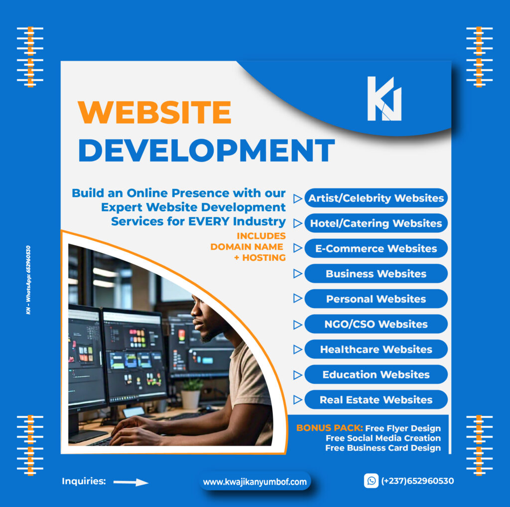 KN Web Development Flyer Design